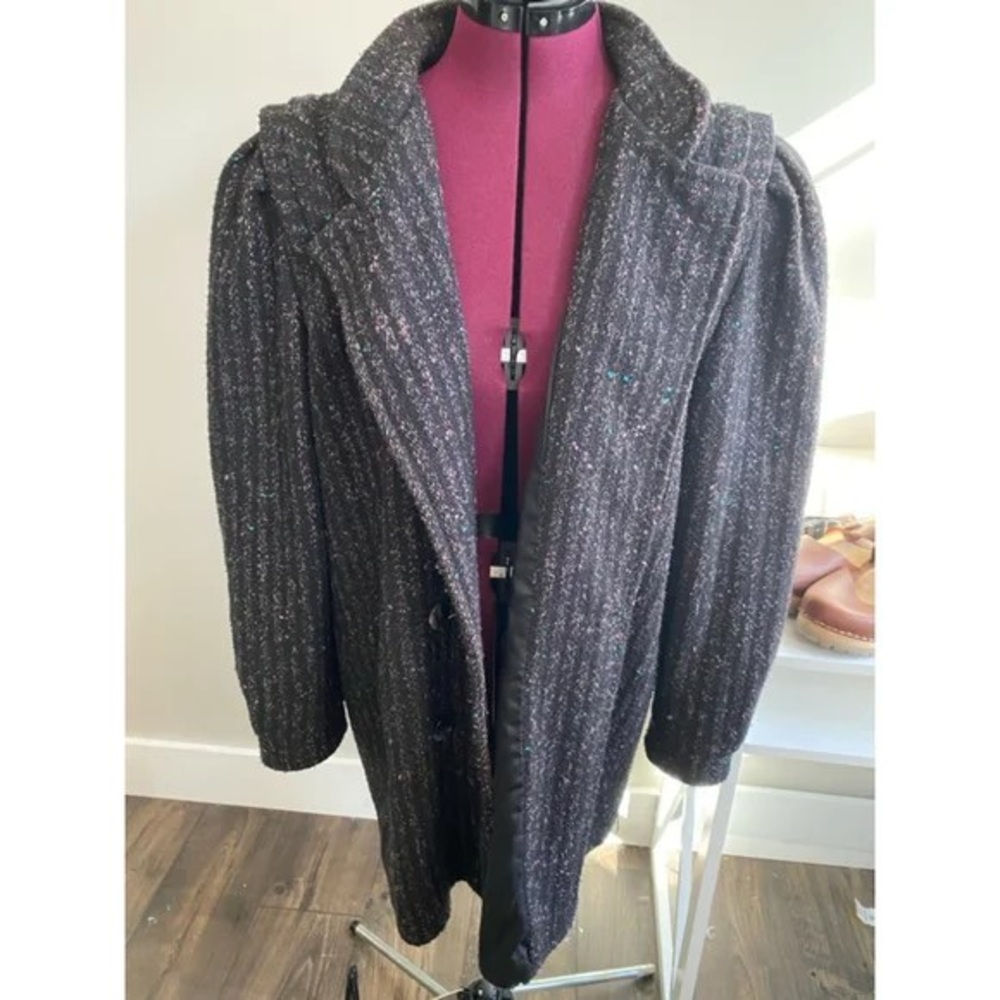 Stylish Black and Gray Coat